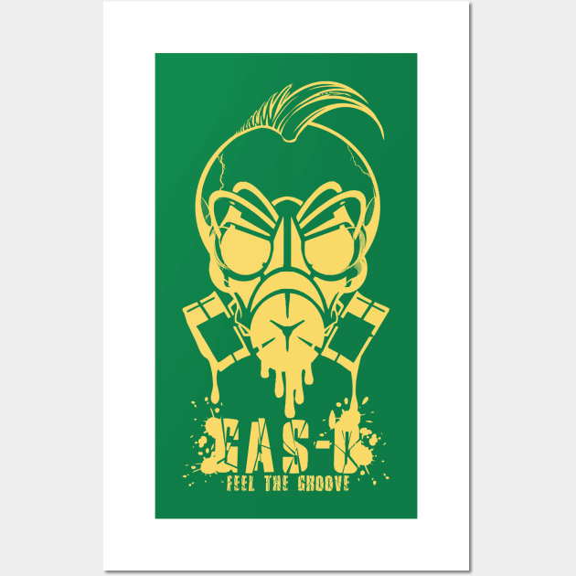 Bust a Groove- Gas-o Wall Art by T-shirt Factory